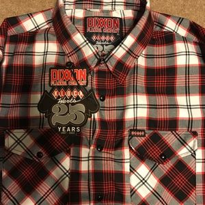 DIXXON Mens XL Klockworks flannel w tag.
